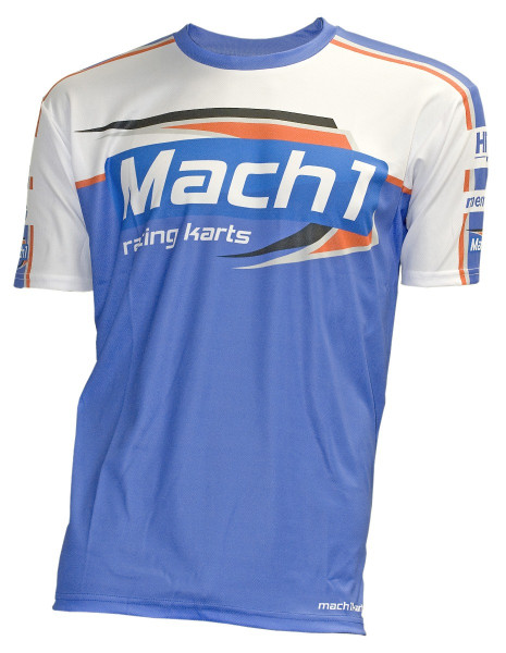 T-Shirt MACH1 blau